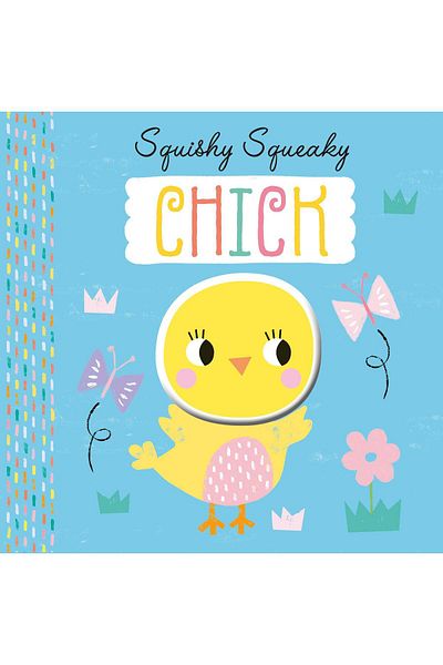 North Parade Children's book, NPP, Squishy Squeaky Chick - Children's Silicone Board Book, 1+ years
