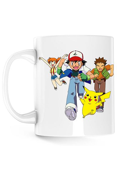 OEM Cana Pokemon Ash Brook Card Sword, alba, 330 ml