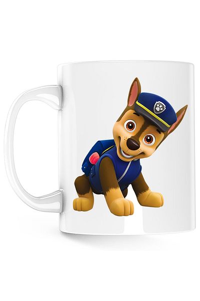 OEM Cana Paw Patrol Chase Dog Caine Politie, alba, 330 ml