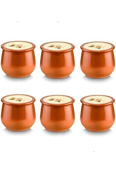 Regas Set of 6 Curd Bowls - 155ml Capacity, 6.5cm Height, 8cm Diameter