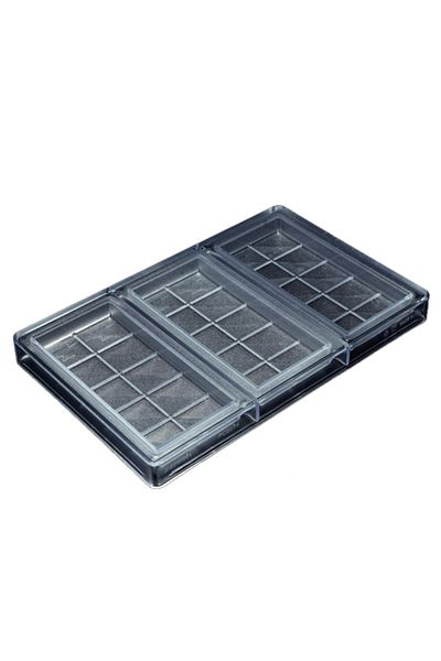 Pavoni Polycarbonate mold for Dubai chocolate bar, 150x70x20mm, 200 g