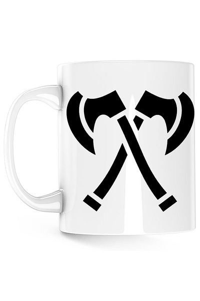 OEM Dota 2 Axes Battle Axes Viking Dota2 Mug, white, 330 ml
