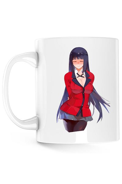 OEM Cana Kakegurui Yumeko Jabami Art Anime, white, 330 ml