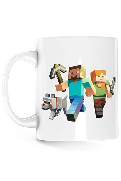 OEM Cana Dog Steve Alex Minecraft, alba, 330 ml