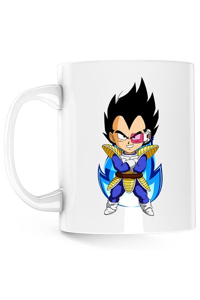 OEM Cana Dragon Ball Z Vegeta Uragan Master, alba, 330 ml