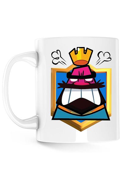 OEM Cana Clash Royale King Mad, alba, 330 ml
