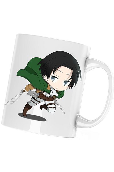 OEM Cana Captain Levi Attack on TItan AOT Anime Manga, alba, 330 ml