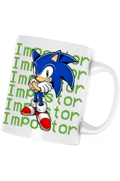 OEM Cana Sonic the Hedgehog Among Us Impostor, alba, 330 ml