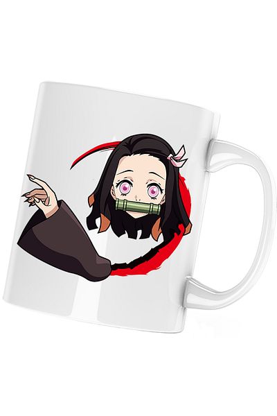 OEM Demon Slayer Nezuko Kamado Japan Manga Can, white, 330 ml