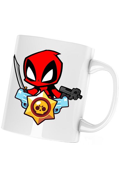 OEM Cana Deadpool Brawl Stars Baby Karate, alba, 330 ml
