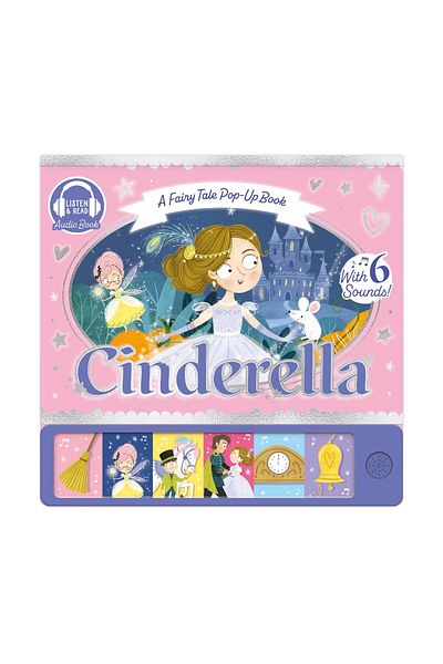 North Parade Children's book, NPP, Cinderella - Children's Pop-Up Sound Book, 3+ years