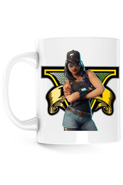 OEM Cana Fortnite Girl GTA, alba, 330 ml