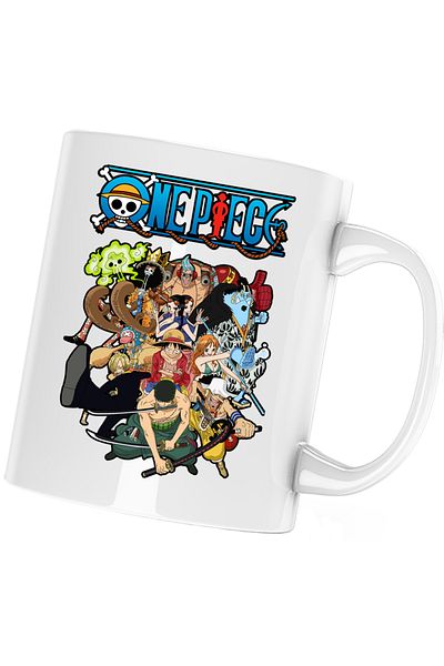 OEM Cana One Piece Anime All Crew Gang Eiichiro Oda, alba, 330 ml