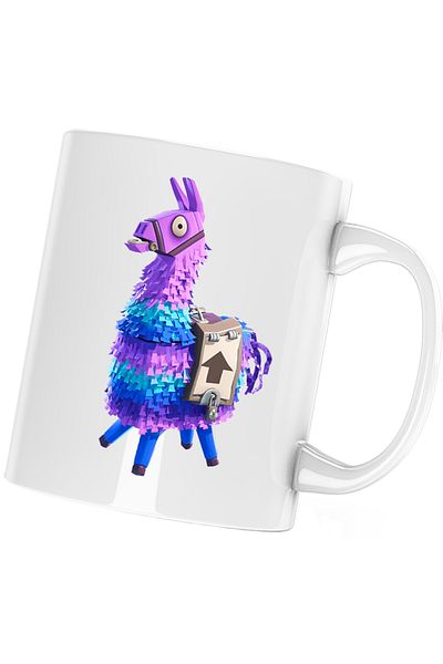 OEM Cana Llama Fortnite Play, alba, 330 ml
