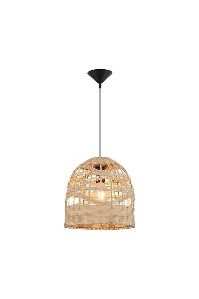 Braytron Pendant Br-bv02-00032, 1xe27, Ratan Black