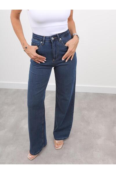 Maldia Shop Women's High Waist Lycra Light Blue Soft Jean Pants