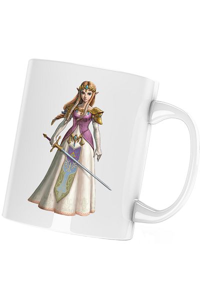 OEM Legend of Zelda Princess Sword Breath Sky Mug, white, 330 ml