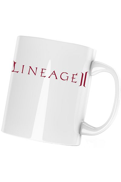 OEM Cana Lineage II Game Logo Emblem, alba, 330 ml