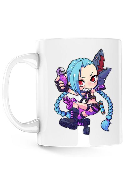 OEM Cana League of Legends Jinks LoL Fan Art Girl, alba, 330 ml
