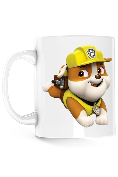 OEM Paw Patrol Rubble Puppy Repair Mug, white, 330 ml
