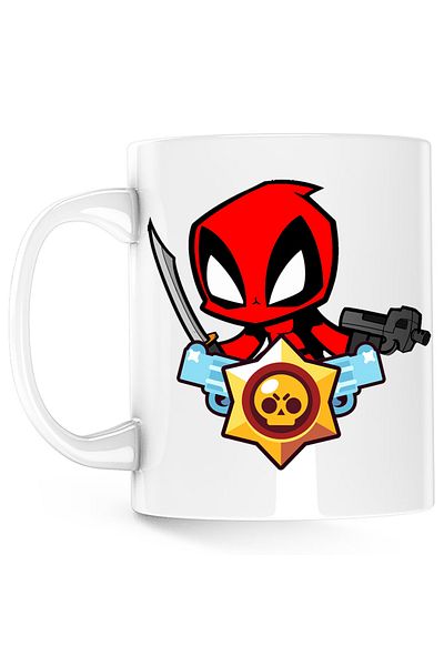 OEM Cana Deadpool Brawl Stars Baby Karate, alba, 330 ml