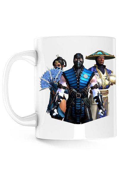 OEM Mortal Kombat Sub-Zero Clan Fight GTA Gaming Mug, white, 330 ml