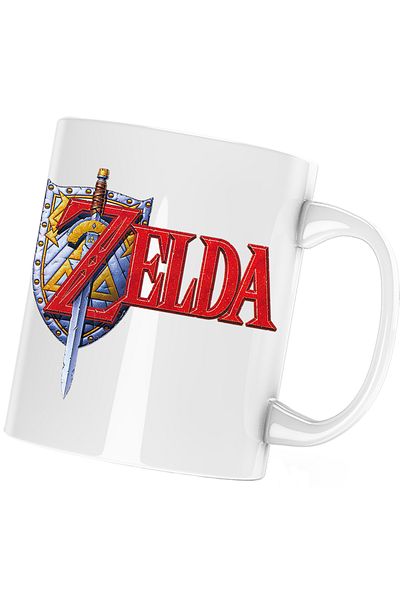 OEM Cana Game Legend of Zelda Logo Emblem, alba, 330 ml