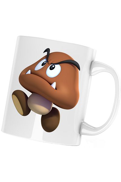 OEM Super Mario Bros Galaxy Mushroom Mug, white, 330 ml