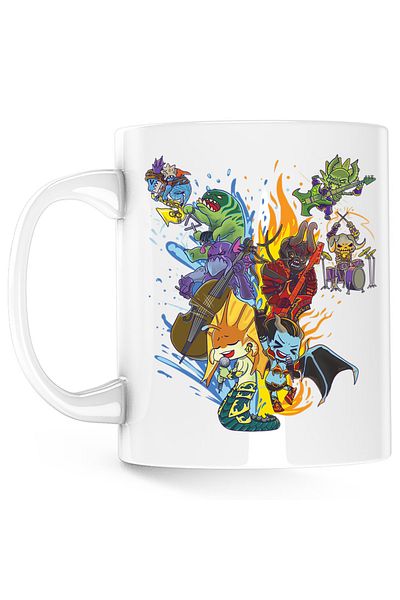 OEM Cana Dota 2 Party Heroes Video Game Dota2, alba, 330 ml