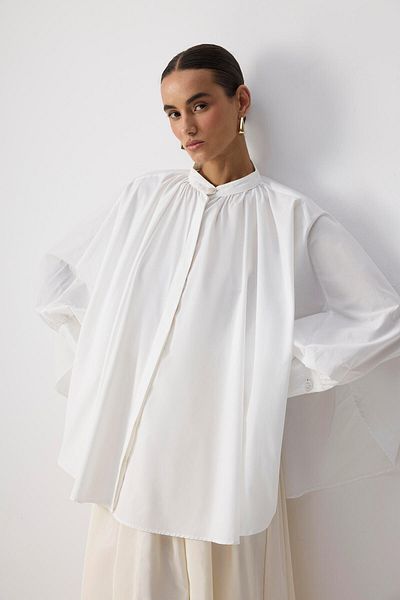Touché Privé Bat Sleeve Poplin Shirt
