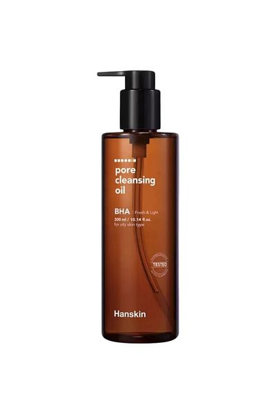 Hanskin Pore Cleansing Oil Bha Fresh & Light 300 Ml