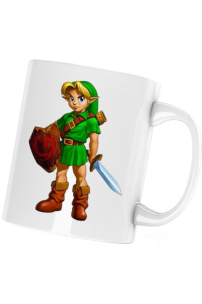 OEM Cana Legend of Zelda Link Bebe Elf, alba, 330 ml