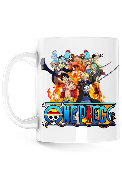 OEM Cana Straw Hat Crew One Piece Thousand Storm, alba, 330 ml