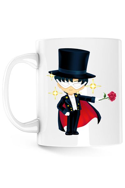 OEM Cana Sailor Moon Tuxedo Manga Chibi Anime, alba, 330 ml