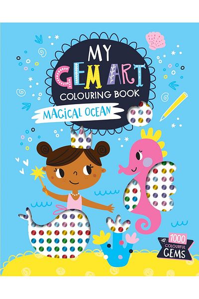 North Parade Children's book, NPP, My Gem Art Colouring Book: Magical Ocean, 3+ years