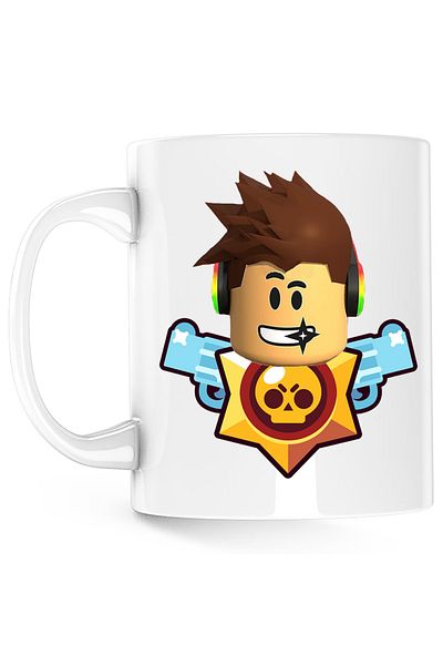 OEM Cana Roblox Player Brawl Stars, alba, 330 ml