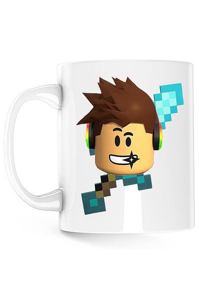 OEM Cana Roblox Diamond Sword Minecraft, alba, 330 ml