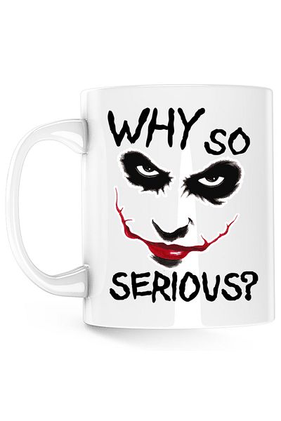 OEM Cana Joker Why So Serious Play Gang Fortnite, alba, 330 ml