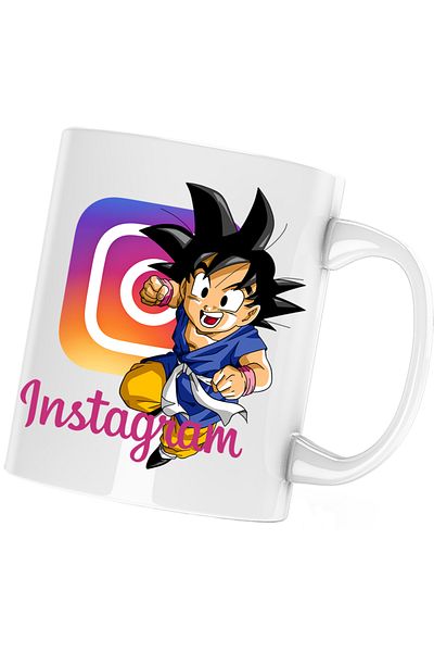 OEM Cana Insta Boy Dragon Ball Z Son Goku Instagram Creator, alba, 330 ml