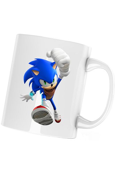 OEM Cana Sonic the Hedgehog Gamer Play, alba, 330 ml
