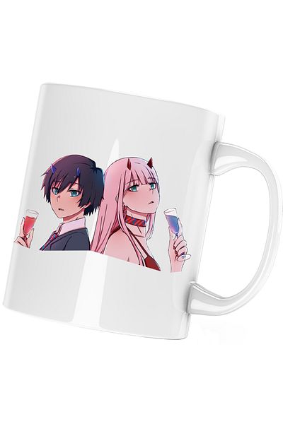 OEM Cana Darling in the FranXX Hiro Zero Two Anime, alba, 330 ml