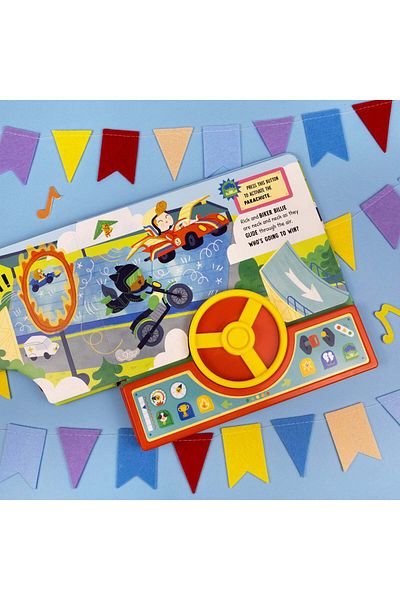 North Parade Children's book, NPP, Get Set, Go! Race Car Rally Children's Sound Book, 0+ years