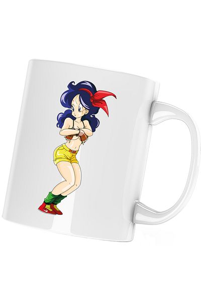 OEM Dragonball Launch Mother-in-law Anime Girl Mug, white, 330 ml