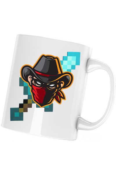 OEM Cana Bandit Cowboy Fortnite Minecraft, alba, 330 ml