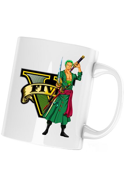 OEM Cana One Piece Roronoa Zoro GTA Anime Zorro, alba, 330 ml