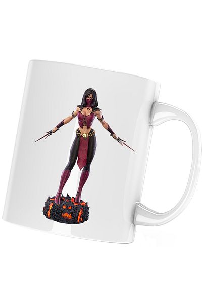 OEM Cana Mortal Kombat Mileena Daggers Ninja Battle, alba, 330 ml