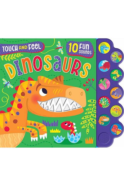 North Parade Sound book, NPP, Touch and Feel Dinosaurs, 1+ years