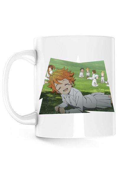 OEM The Promised Neverland Emma Bucurie Mug, white, 330 ml