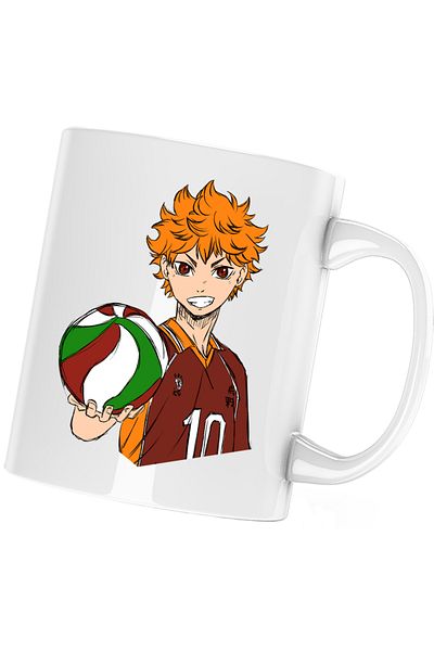 OEM Haikyuu Hinata Love Volleyball Haikyu!! Mug, white, 330 ml