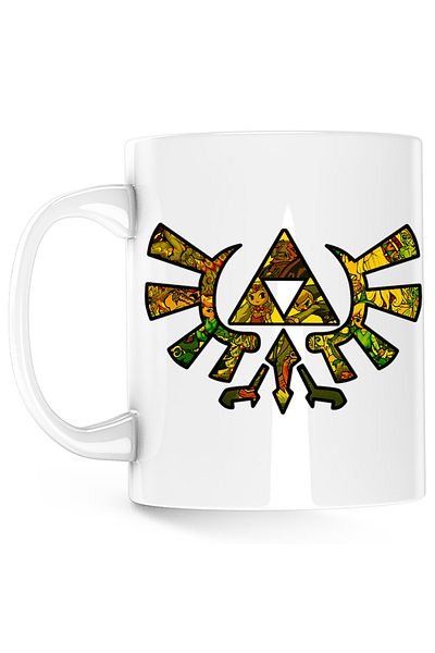OEM Cana Legend of Zelda Logo Mozaic Breath Sky, alba, 330 ml